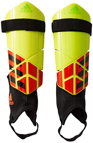 adidas X Club Shin Guards, Solar Yellow/Solar Red/Black, X-Large