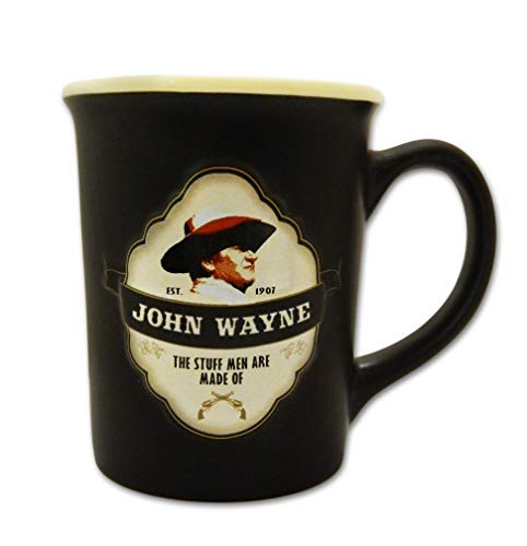 John Wayne 18 oz Mug With Embossed Shield