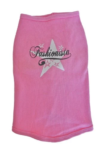 Ruff Ruff and Meow Dog Tank Top Fashionista Pink ExtraLarge