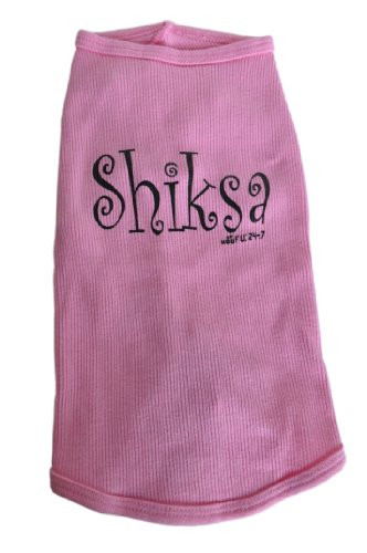 Ruff Ruff and Meow Dog Tank Top Shiksa Pink ExtraLarge