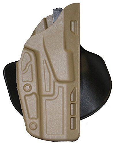 Safariland 7378 7TS ALS Concealment Holster FlexPaddle  Belt Loop Combo SW MP 9L 5 WO Thumb Safety SafariSeven Plain Black Left Hand