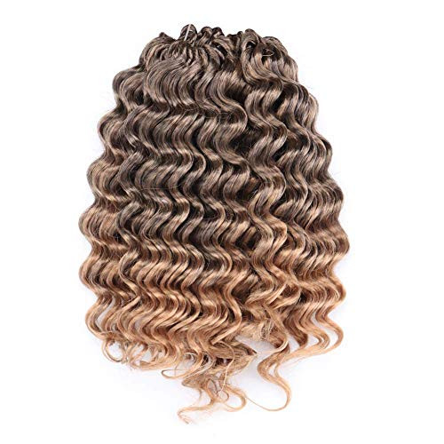 9 Inch Ocean Wave Crochet Hair PreLooped 8packs Ocean Wave Crochet Braids Synthetic Hair Extensions 9Inch T27