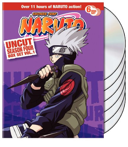 Naruto Uncut Box Set Season 4 Vol 1