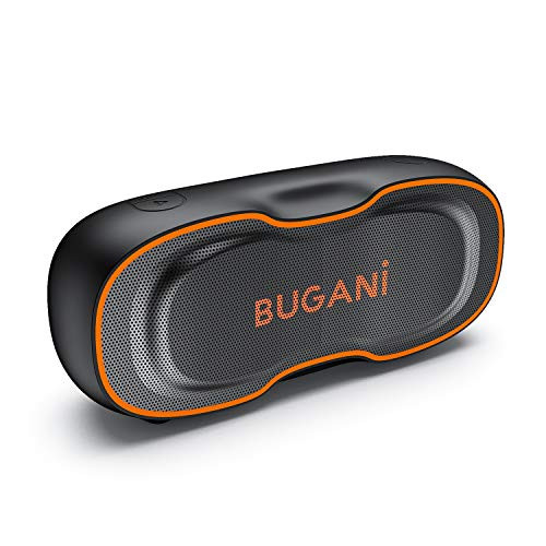 Bluetooth Speaker Bugani M130 Portable Bluetooth Speaker 50 with TWS Pairing Stereo Sound 100ft Wireless Range Amazing Bass Builtin Mic Speaker for Home Outdoors Travel