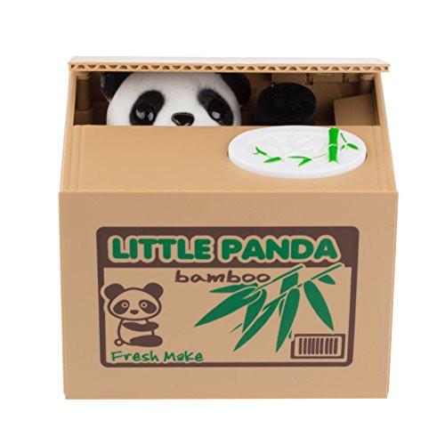 AOZBZ Panda Steal Money Coin Piggy Bank Money Saving Box Gifts