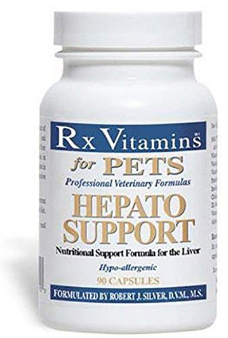 Rx Vitamins for Pets Hepato Support For Dogs Cats Veterinary Nutritional Formula for Liver Support Hypoallergenic 90 Capsules Rx Vitamins for Pets Hepato Support For Dogs Cats Veterinary Nutritional Formula for Liver Support Hypoallergenic 90 Capsules
