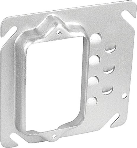 One Gang Square Drawn 58 Inch Raised Offset Device Ring