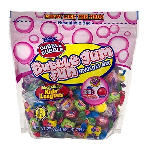 Dubble Bubble Bubble Gum Fun Favorites Mix 27 oz Bag