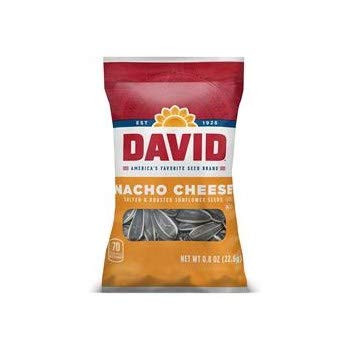 David Seed Sunflower Seeds Nacho Cheese 08 Ounce 36 count