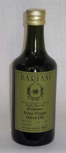 Barianis Early Harvest California Green Olive Oil  500ml 169floz by Bariani Olive Oil Company