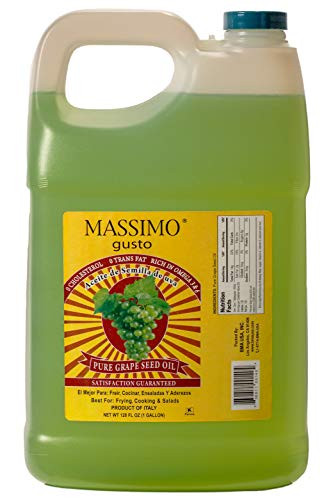 100 Pure Grape Seed Oil  1 Gallon by Massimo Gusto