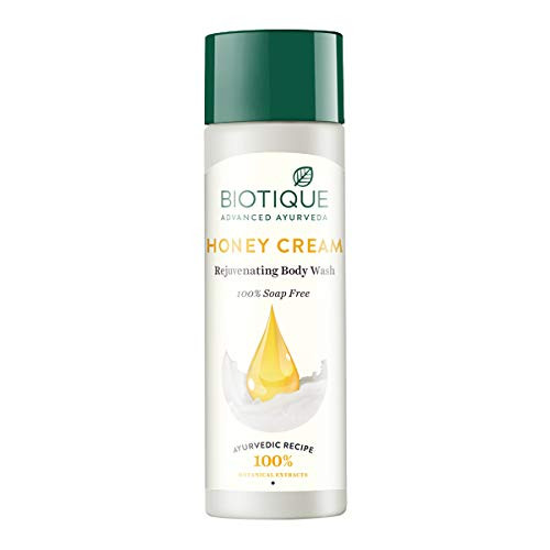 Biotique Bio Honey Cream Rejuvenating Body Wash100 Soap Free 190ml  642 Oz I 100 Soap Free