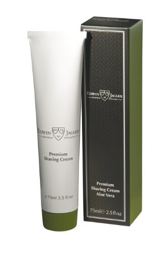 Edwin Jagger 999 Natural Premium Shaving Cream 75ml Tube  Aloe Vera25ounce