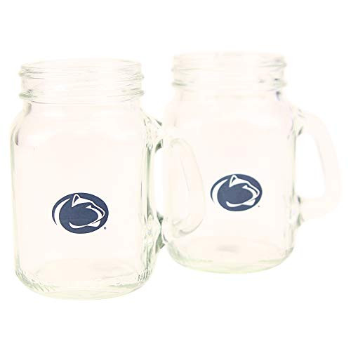 NCAA 4oz Mini Mason Jar Cordial Shot Glass 2Pack Penn State Nittany Lions
