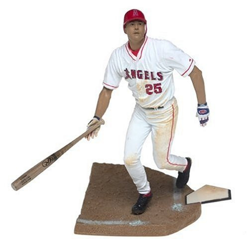 MLB Series 7 Figure Troy Glaus in White Anaheim Angels Jersey