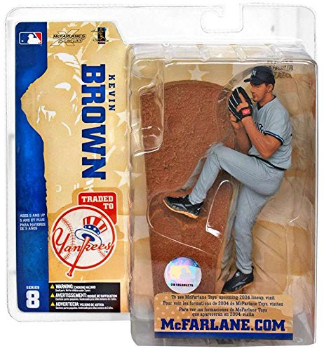 McFarlane Toys MLB Series 8 Figure Kevin Brown New York Yankees Gray Jersey