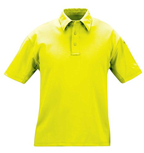 Propper Mens Ice Performance PoloShort Sleeve HiViz Yellow Large