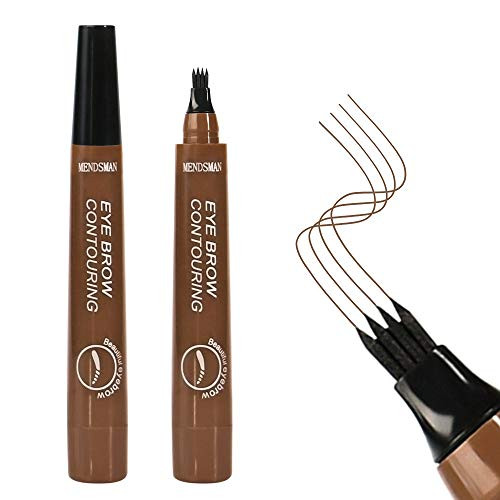 Eyebrow pencil Microfork Eyebrow Pencil FourPoint Eyebrow Pencil dark brown Send eyebrow brush Make Eyebrows Look More Natural Look More Spiritual And Beautiful