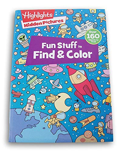 Highlights Hidden Pictures Fun Stuff to Find  Color Activity Book  Over 160 Objects to Find