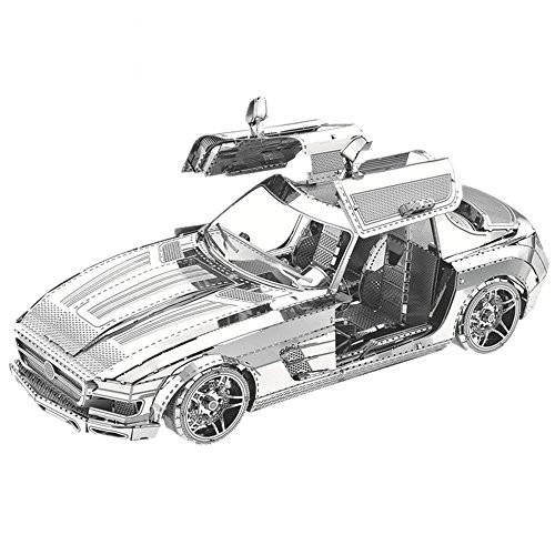 MOTU 3D Metal Puzzle Benz Butterfly Wings Sports Car Assemble Model Kits I22219 DIY 3D Laser Cut Jigsaw Toy MOTU 3D Metal Puzzle Benz Butterfly Wings Sports Car Assemble Model Kits I22219 DIY 3D Laser Cut Jigsaw Toy