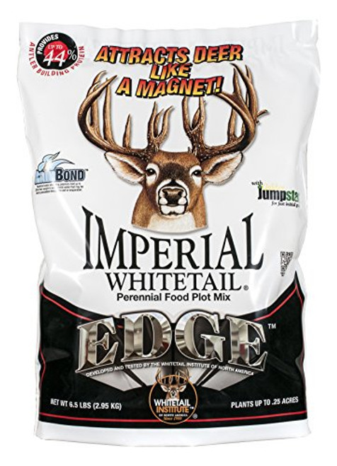 Whitetail Institute Imperial Edge Food Plot Seed Spring and Fall Planting 65Pound 25 Acre