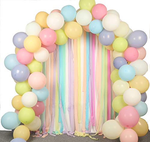 Pastel Latex Rainbow Balloons for Unicorn Girl Birthday Ice Cream Donut Party Decorations 90Pcs Macaron Colorful Balloons Garland Arch Kit Pastel Latex Rainbow Balloons for Unicorn Girl Birthday Ice Cream Donut Party Decorations 90Pcs Macaron Colorful Balloons Garland Arch Kit