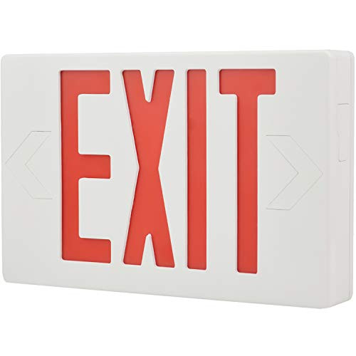 YANREN LED Backup Battery Exit Emergency Sign UL Certified Commercial Lighted Exit Signs Hardwired Led Exit Sign Emergency Light Lighting Emergency LED Light Red 1 Pack YANREN LED Backup Battery Exit Emergency Sign UL Certified Commercial Lighted Exit Signs Hardwired Led Exit Sign Emergency Light Lighting Emergency LED Light Red 1 Pack