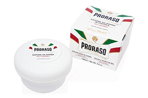 Proraso Shaving Soap in a Bowl, Sensitive Skin, 5.2 oz