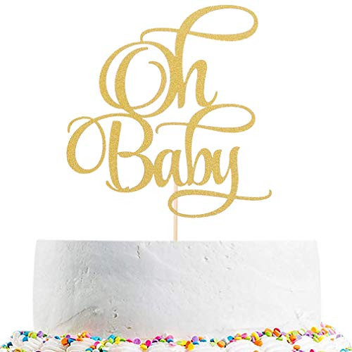 LeeLeeAn Oh Baby Shower Cake Topper Gold Glitter SingleSided First Anniversary Cake Topper for Photo Booth Props Cake Smash Party Cake Decorating Supplies for Photo Oh Baby Cake Topper LeeLeeAn Oh Baby Shower Cake Topper Gold Glitter SingleSided First Anniversary Cake Topper for Photo Booth Props Cake Smash Party Cake Decorating Supplies for Photo Oh Baby Cake Topper