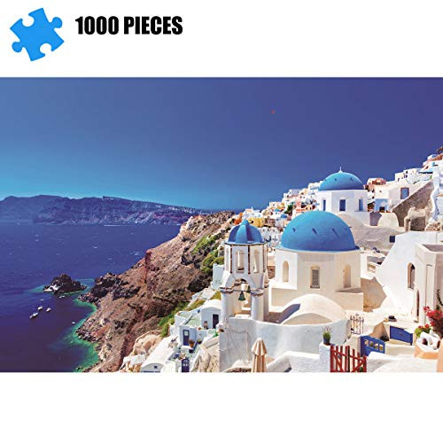 Puzzles for Adults 1000 Piece Jigsaw Puzzle Aegean Sea Educational Intellectual Decompressing Toy Fun Family Game for Kids Adults 829