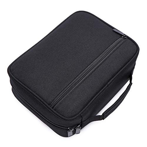 40 Slots Marker Carrying Case Markers Storage for Copic Prismacolor Touch Spectrum Noir Paint Sharpie Markers Lipstick Organizer Black