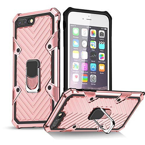 rejazz iPhone 7 Plus Case  iPhone 8 Plus Case  Kickstand   Military Grade  15ft SGS Drop Tested Protective Case  Compatible for Apple iPhone 8 PlusiPhone 7 PlusRose Gold iPhone 78 Plus