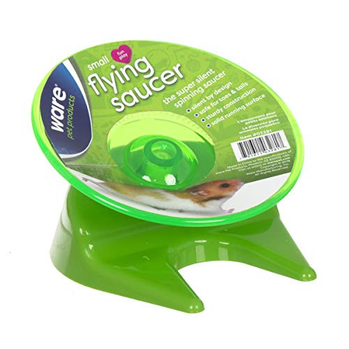 Ware Manufacturing Flying Saucer Exercise Wheel for Small Pets 5Inch  Colors May Vary