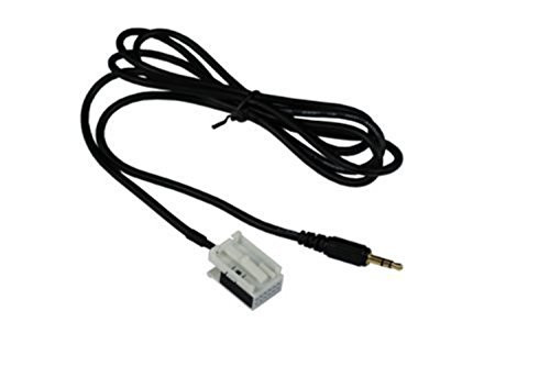 HAIN Compatible Auxiliary Input Cable, 3.5mm Audio Male Jack Aux Cord 12pin Radio Adapter for E60 E61 E63 E64