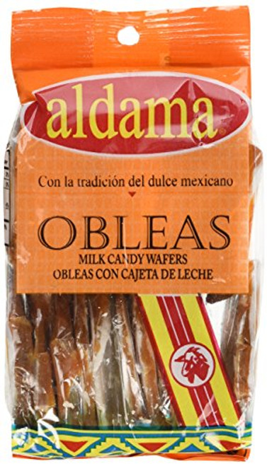 Aldama Mini Obleas Con Cajeta Milk Candy Wafers 20pc in Pack