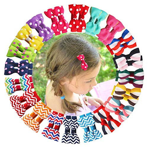 40PCS20Colors In Pair 2Inch Bow Hair Clips Tiny Grosgrain Ribbon Hair Bows Alligator Clips Fully Lined Baby Barrettes for Fine Hair Infants Baby Girls Toddlers 40PCS20Colors In Pair 2Inch Bow Hair Clips Tiny Grosgrain Ribbon Hair Bows Alligator Clips Fully Lined Baby Barrettes for Fine Hair Infants Baby Girls Toddlers