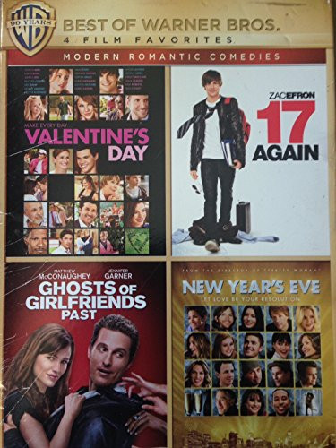 4 Film FavoritesModern Romantic Comedies 17 Again New Years Eve Valentines Day Ghosts of Girlfriends past