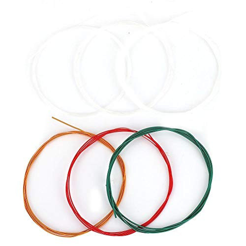 Guitar Strings Set 6PcsSet Metal Nylon Strings Replacement Part Accessory for Classic Acoustic Guitars