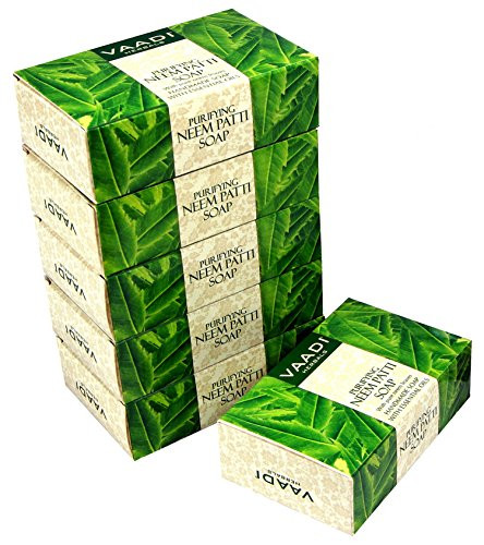 Vaadi Herbals Purifying Neem Patti Soap 6x75g
