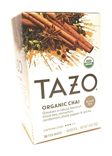 Tazo Organic Chai Black Tea  20 Tea Bags
