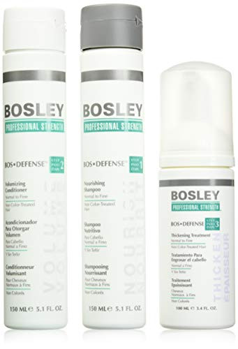 Bosley Professional Strength BOSDefense Starter Pack For Non ColorTreated Hair