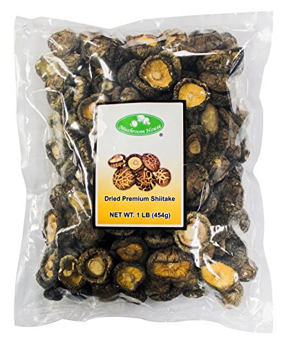 Mushroom House Dried Mushrooms Shiitake 46 Cm 1 Pound