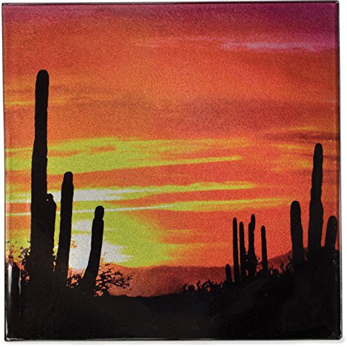 Angelstar Desert Sunrise 75 Square Plate 712 Multicolor