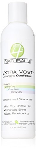 4 Naturals Extra Moist Detangling Conditioner 8 Ounce