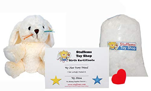 Make Your Own Stuffed Animal Mini 8 Inch Cream Bunny Kit  No Sewing Required