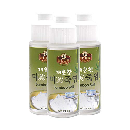 Pack of 3 Insan 3 times roasted Dental Bamboo Salt 40G Powder ??