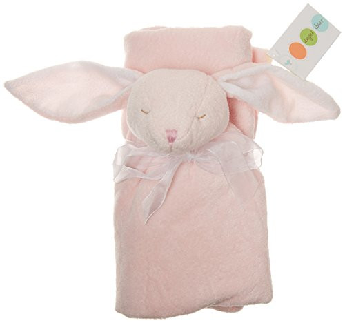 Angel Dear Bunny Nap Blanket Pink