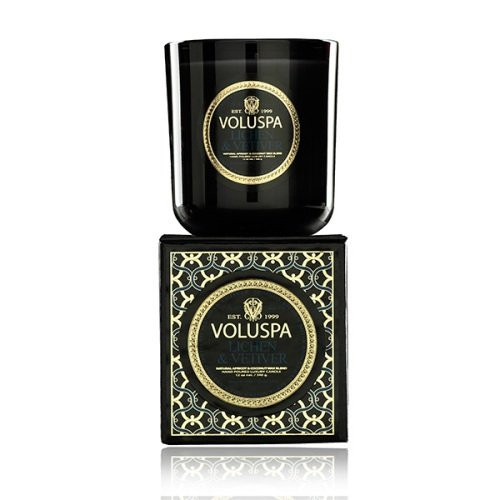 Voluspa Lichen and Vetiver Classic Maison Glass Candle 12 Ounces Voluspa Lichen and Vetiver Classic Maison Glass Candle 12 Ounces