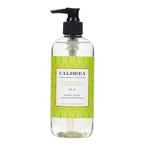 Caldrea Hand Wash Soap Aloe Vera Gel Olive Oil and Essential Oils to Cleanse and Condition Ginger Pomelo Scent 108 oz Caldrea Hand Wash Soap Aloe Vera Gel Olive Oil and Essential Oils to Cleanse and Condition Ginger Pomelo Scent 108 oz