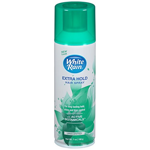 White Rain Aerosol Hairspray Unscented Extra Hold 7 oz Pack of 8